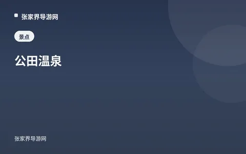 公田溫泉