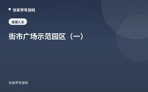 街市广场 示范园区（一）
