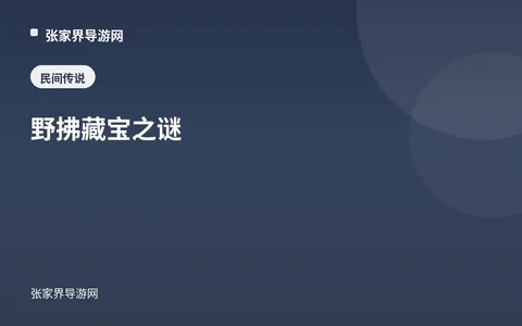 野拂藏宝之谜