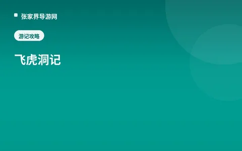 飞虎洞记