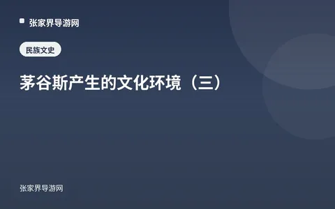 茅谷斯产生的文化环境（三）