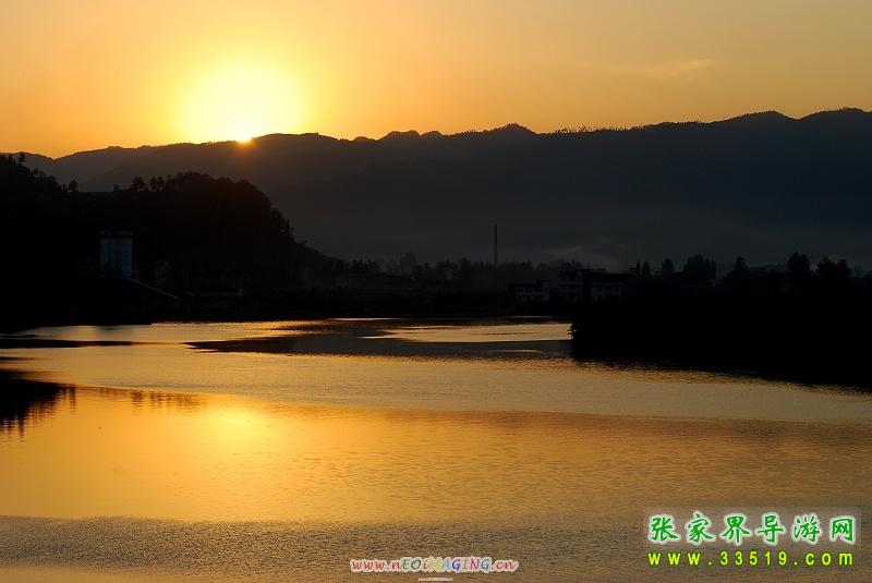 张家界澧水河风光