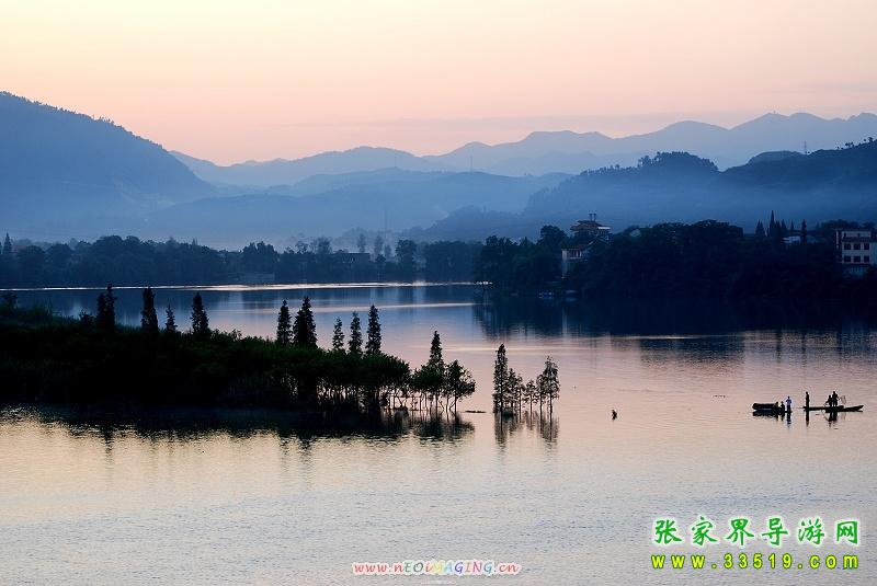 张家界澧水河景色