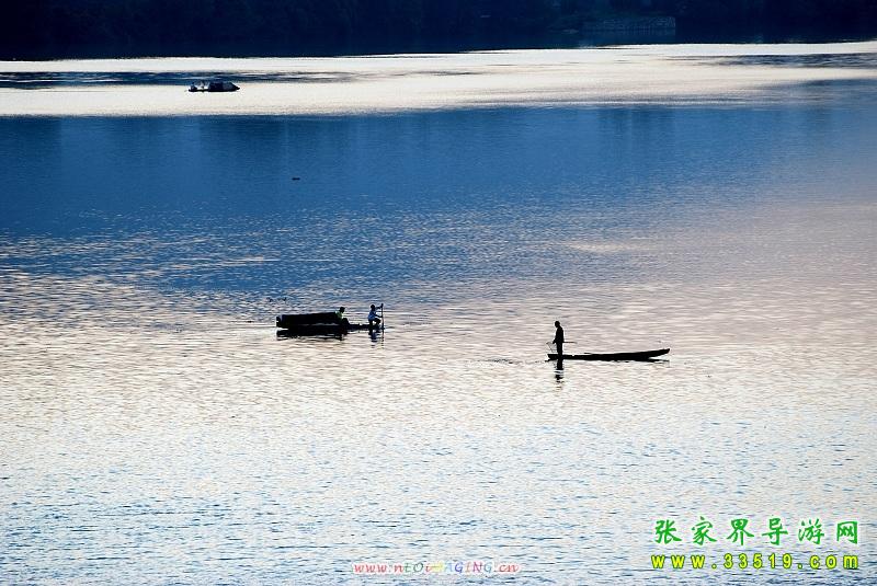 张家界澧水河渔民
