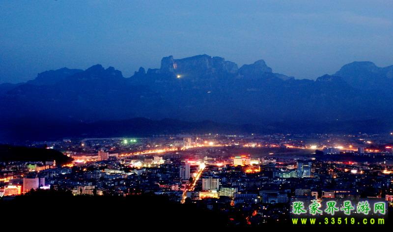 张家界市区夜色