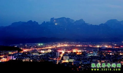 张家界市区夜色