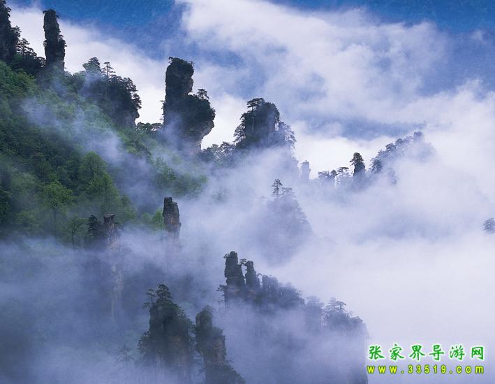 天子山仙女散花