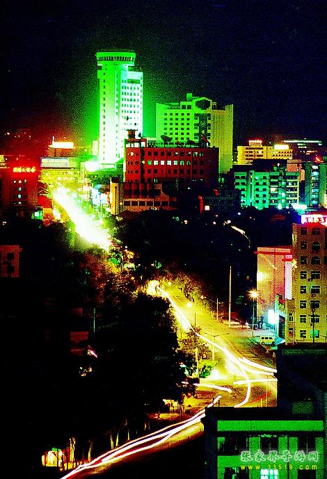 张家界市区夜色风光