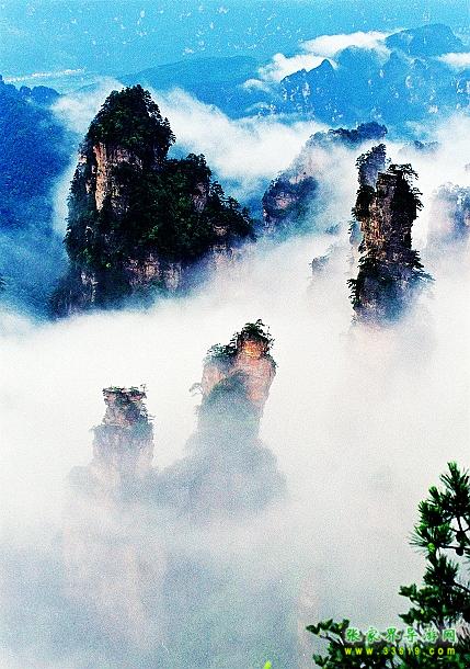 天子山风光