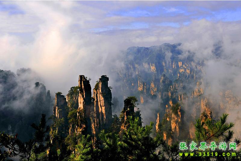 天子山风光