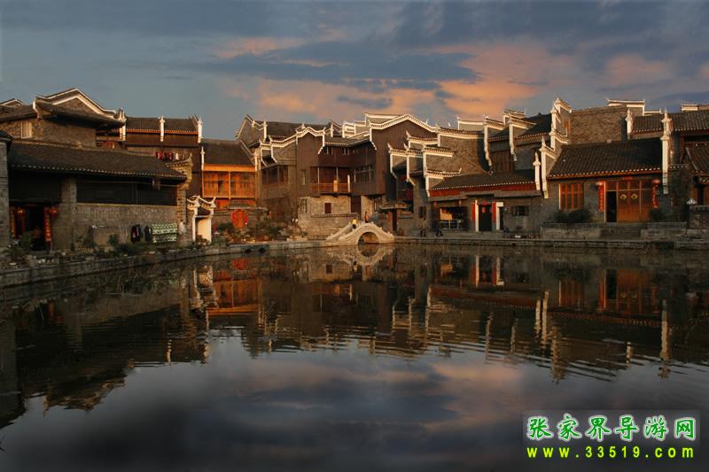乾州古城 夕照胡家塘