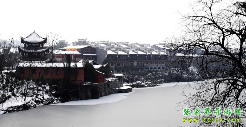 乾州古城 雪色乾城