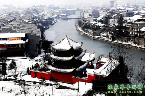 乾州 古城 雪色乾城