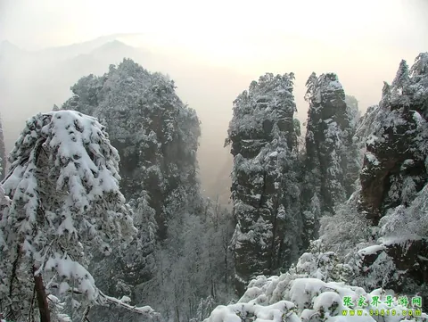 雪降黄石寨