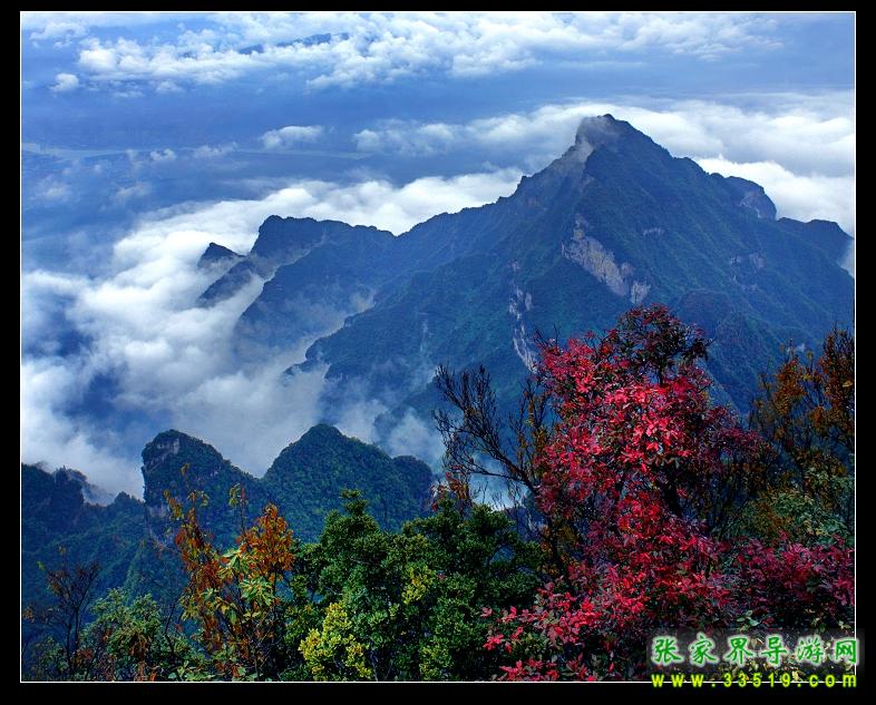 天门山俯瞰