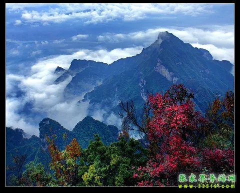 Overlook from Tianmen Mountain