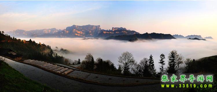 回望天门山