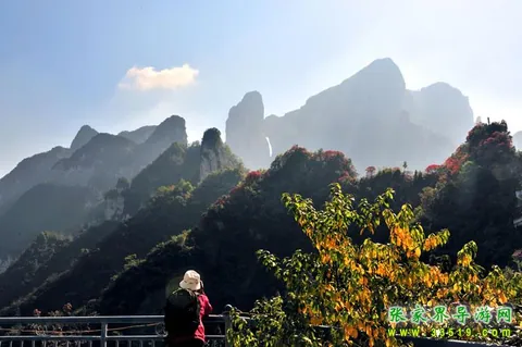 Mid-Station View of Tianmen Cave