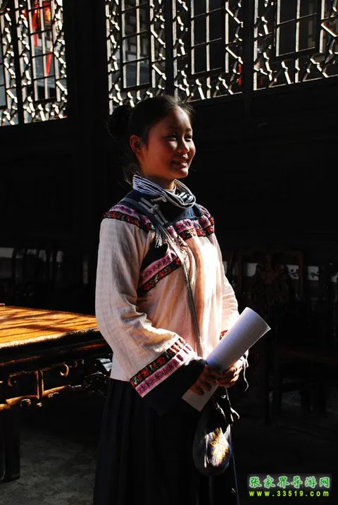 Girl in the Old Courtyard