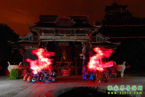 Sacrificial Hall in Tujia Folk Custom Park